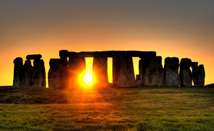 Stonehenge at sunset